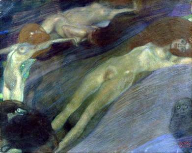 Gustav Klimt, Moving Water, 1898
