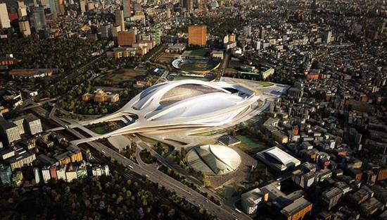 Zaha Hadid Architects, New National Stadium, Tokyo
