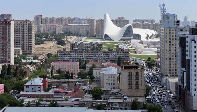 Zaha Hadid Heydar Aliyev Center, Bakou, Azerbaïdjan
