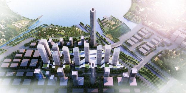 gmp, nouveau projet urbain à Shenzhen
