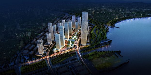 gmp, nouveau projet urbain à Shenzhen
