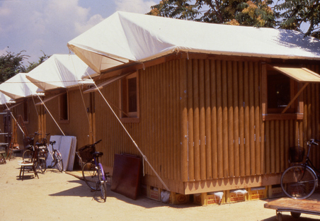 Paper Log House,1995, Kobe, Japon Ph. Takanobu Sakuma
