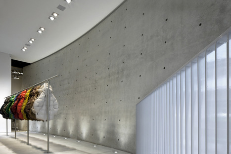 Tadao Ando à Milan pour le nouveau showroom et le flagship store Duvetica
