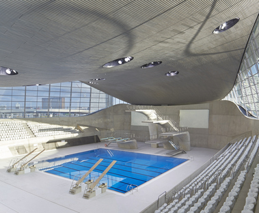 Zaha Hadid Architects, nouveaux éléments de design pour le London Aquatics Centre
