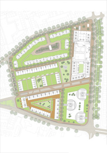 Mecanoo architecten : plan directeur de Villa Industria à Hilversum
