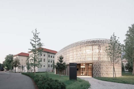 Dietrich Untertrifaller signe la nouvelle bibliothèque publique de Dornbirn
