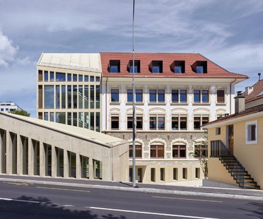 Le cabinet In_Out Architecture de Cathrin Trebeljahr signe l’extension de l’ancienne préfecture de Versoix
