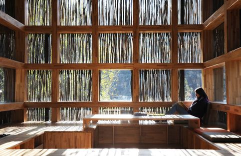 Li Xiaodong : bibliothèque dans le bois
