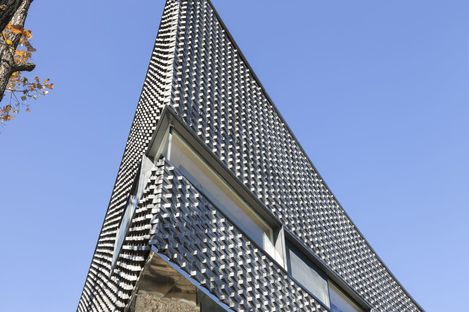 Joho Architecture : maison avec toit cintré en Corée
