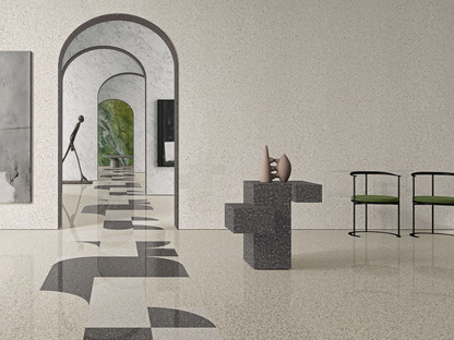 L’art ancestral du terrazzo revient sur le devant de la scène grâce aux surfaces Accademia d’Ariostea
