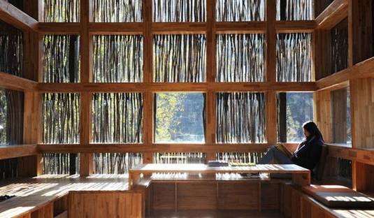 Bibliothèque au milieu du bois, Li Xiaodong
