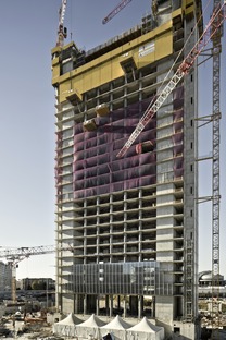 La structure de l'Allianz Tower de Milan - Andrea Maffei et Associés

