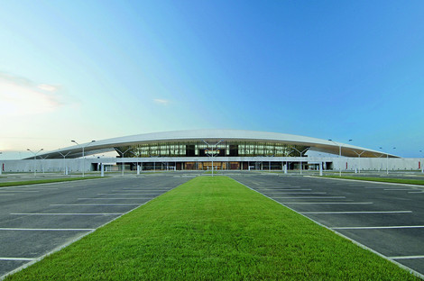 La toiture du Carrasco International Airport de Viñoly à Montevideo
