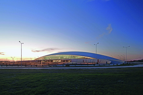 La toiture du Carrasco International Airport de Viñoly à Montevideo
