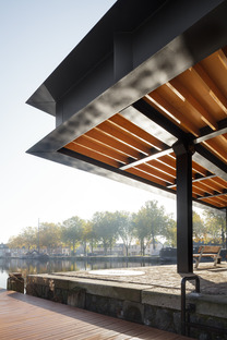 CIVIC réalise à Tilbourg un pavillon en acier à poutres Vierendeel
