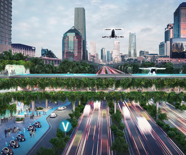Les vertiports de la ville du futur selon MVRDV
